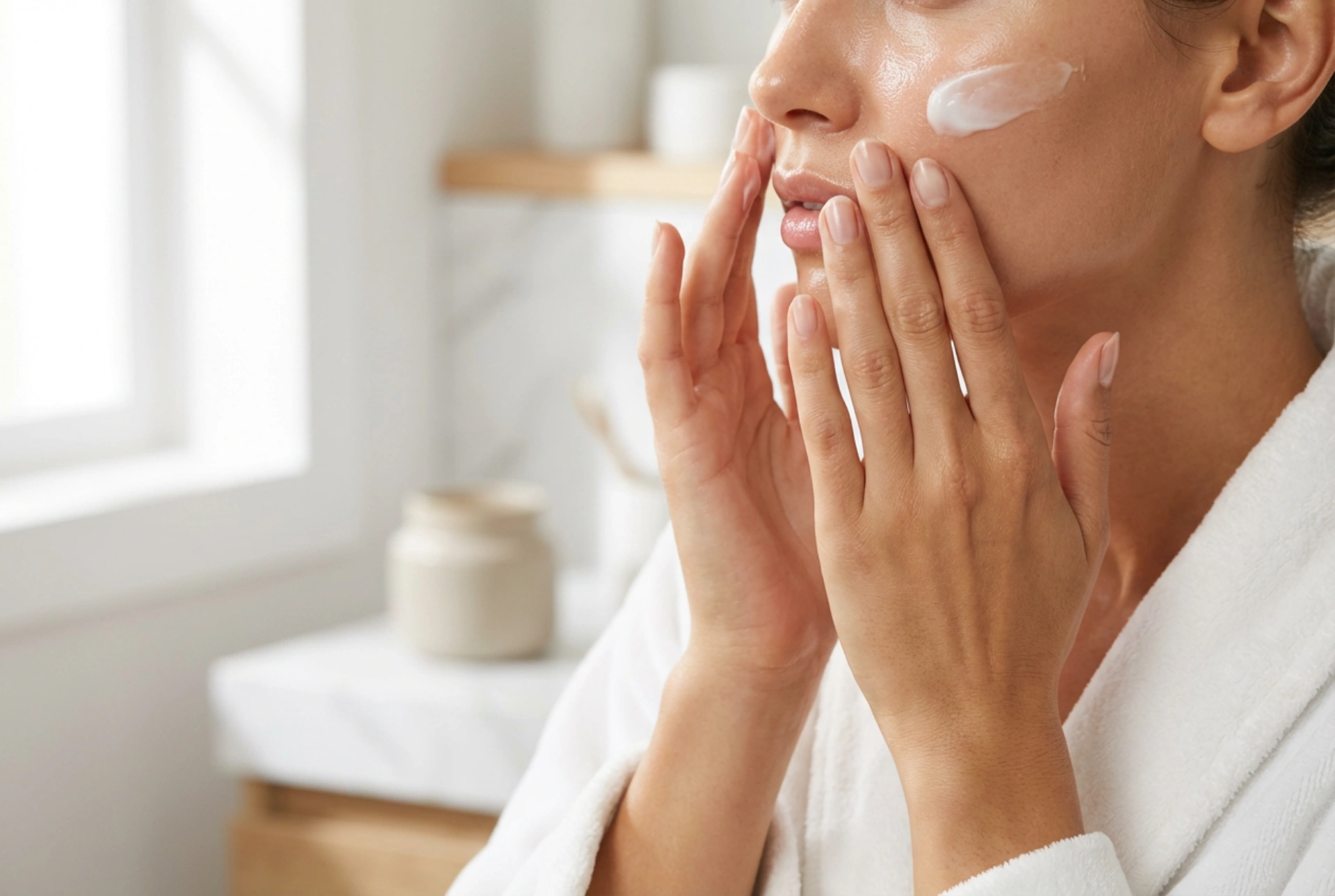 Crema viso intensamente idratante: scelta della formula e tecnica di applicazione