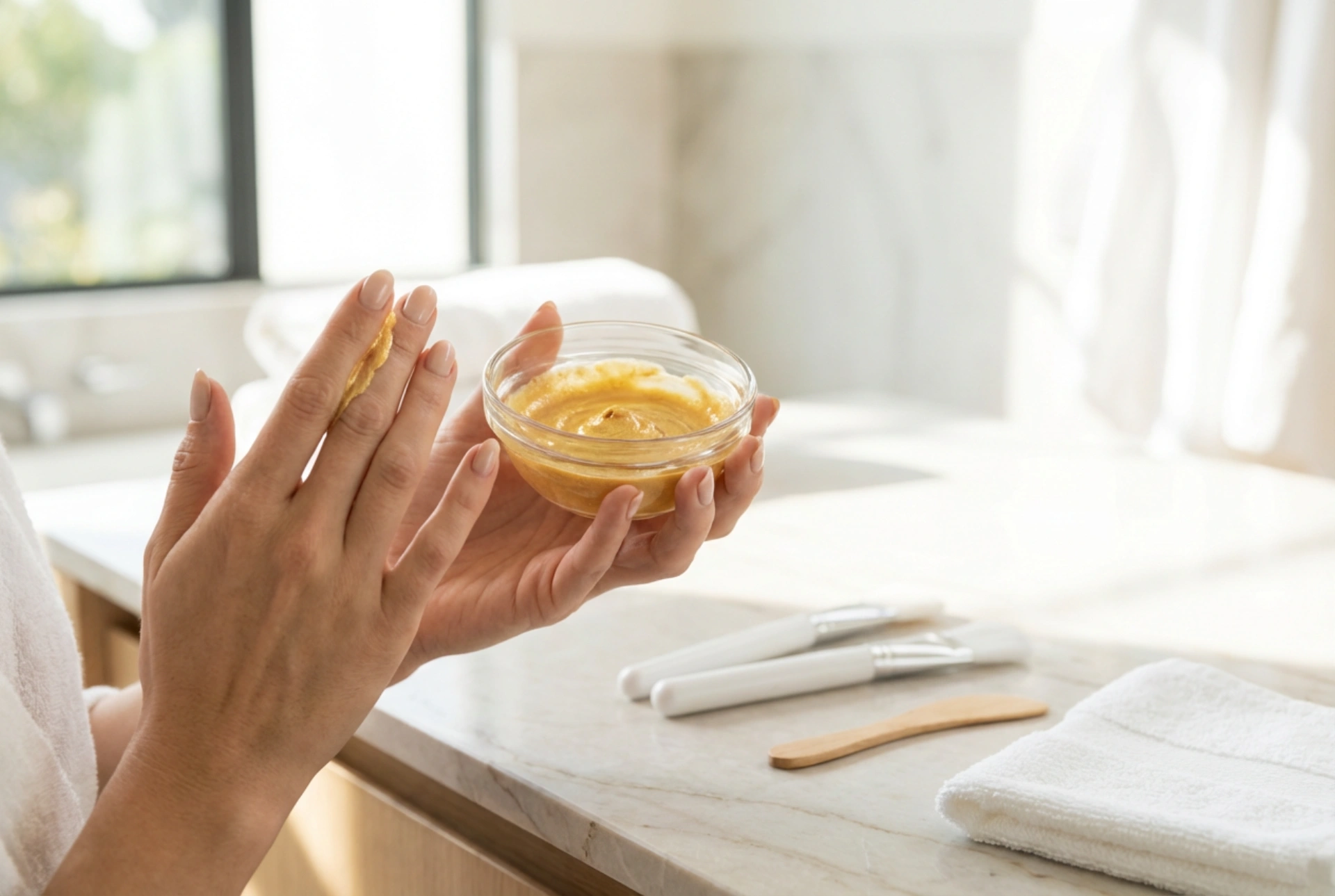 Maschera viso all'oro nella cura della pelle a casa: come applicarla e rimuoverla