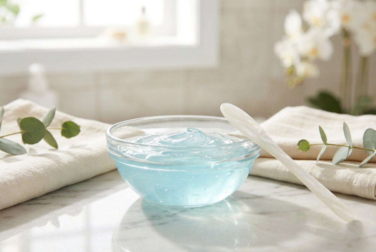 Maschera viso in gel: effetto rinfrescante, applicazione e rimozione