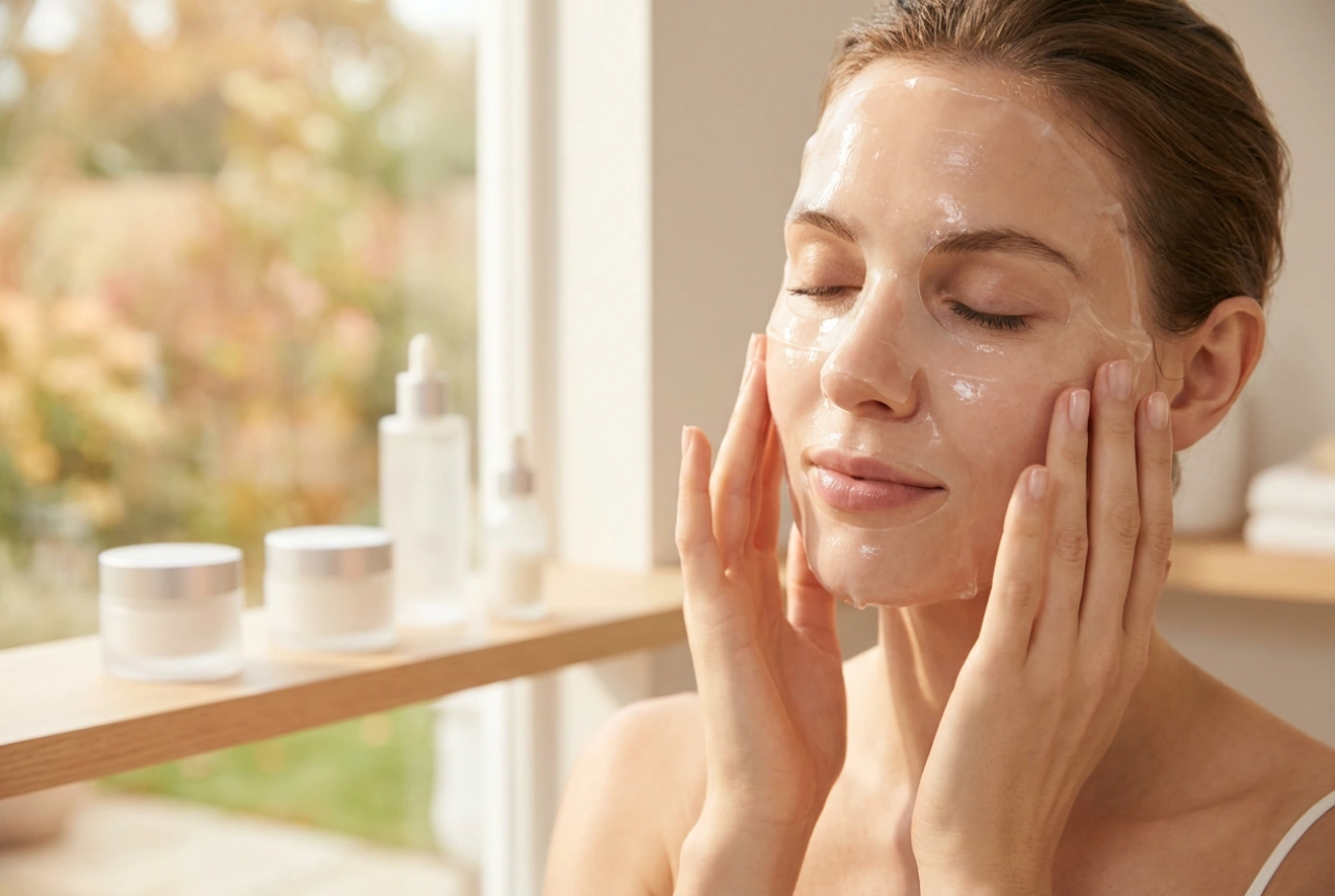 Maschera viso al collagene: quando usarla e come applicarla