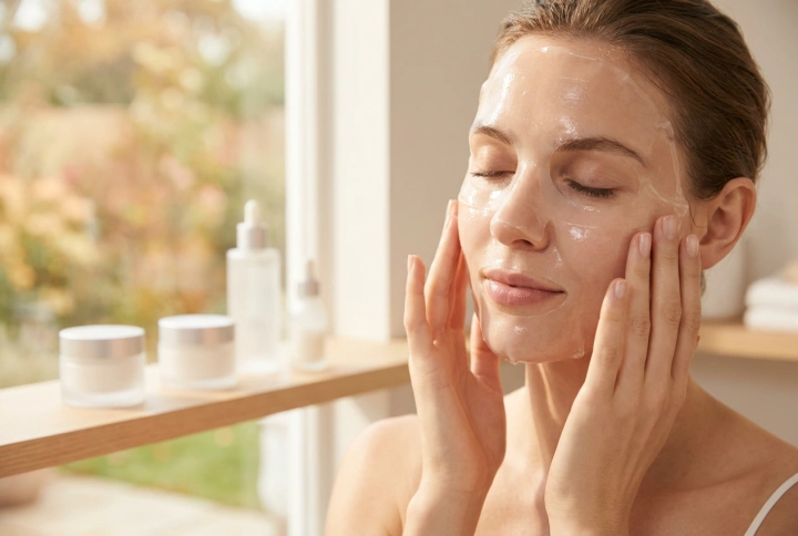 Maschera viso al collagene: quando usarla e come applicarla