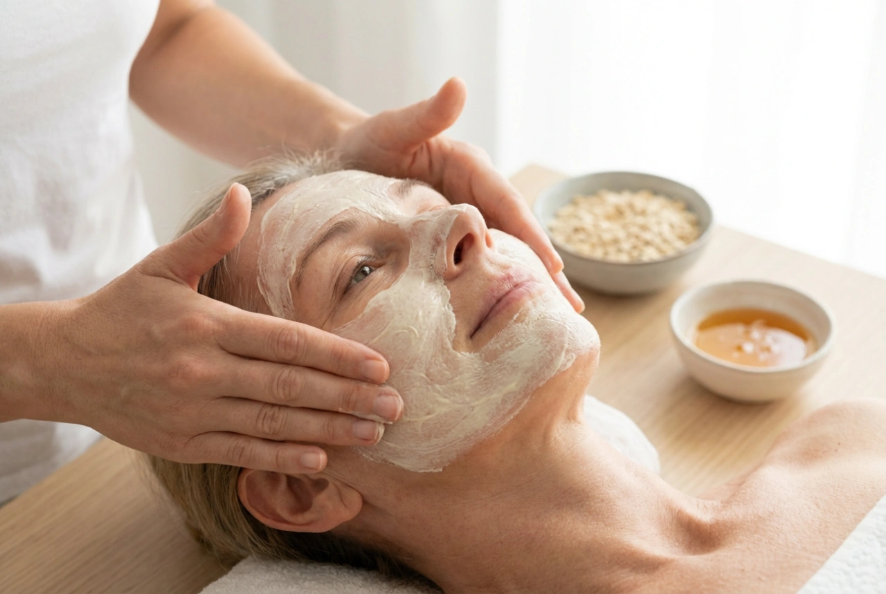 Maschere viso fai da te dopo i 60 anni: formule delicate e metodi di applicazione