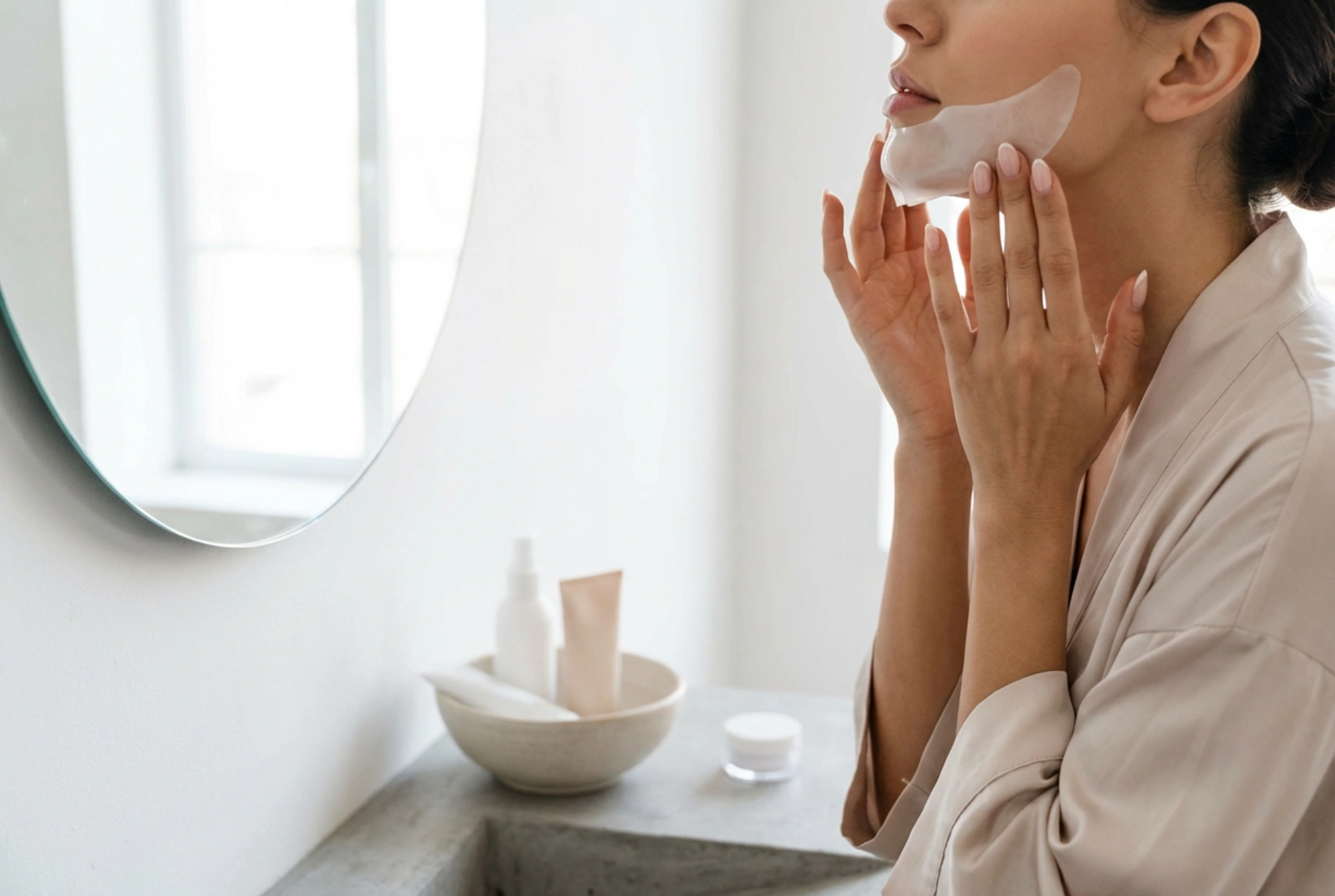 Maschere per il mento: adattamento, applicazione e rimozione