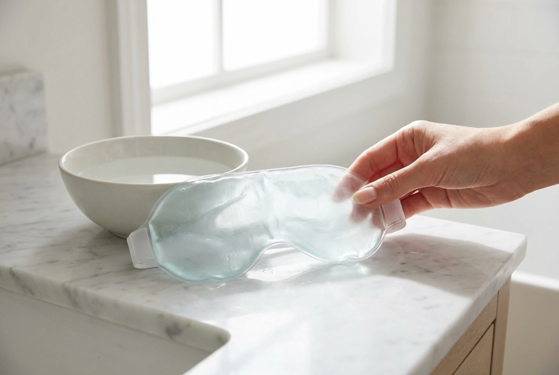 Maschera per occhi in gel: come raffreddarla, applicarla e per quanto tempo tenerla in posa