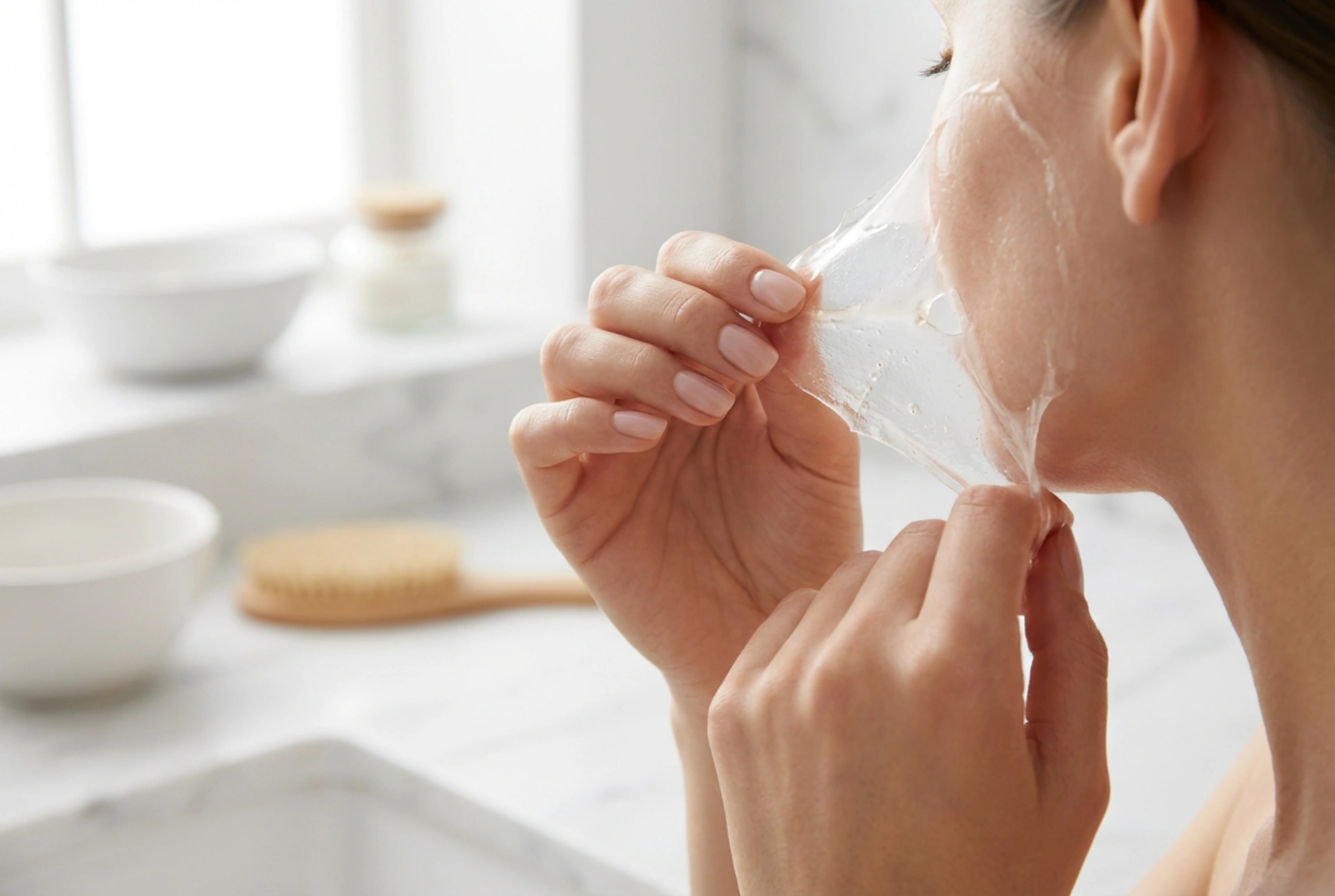 Maschera peel-off a casa: preparazione della pelle e rimozione sicura