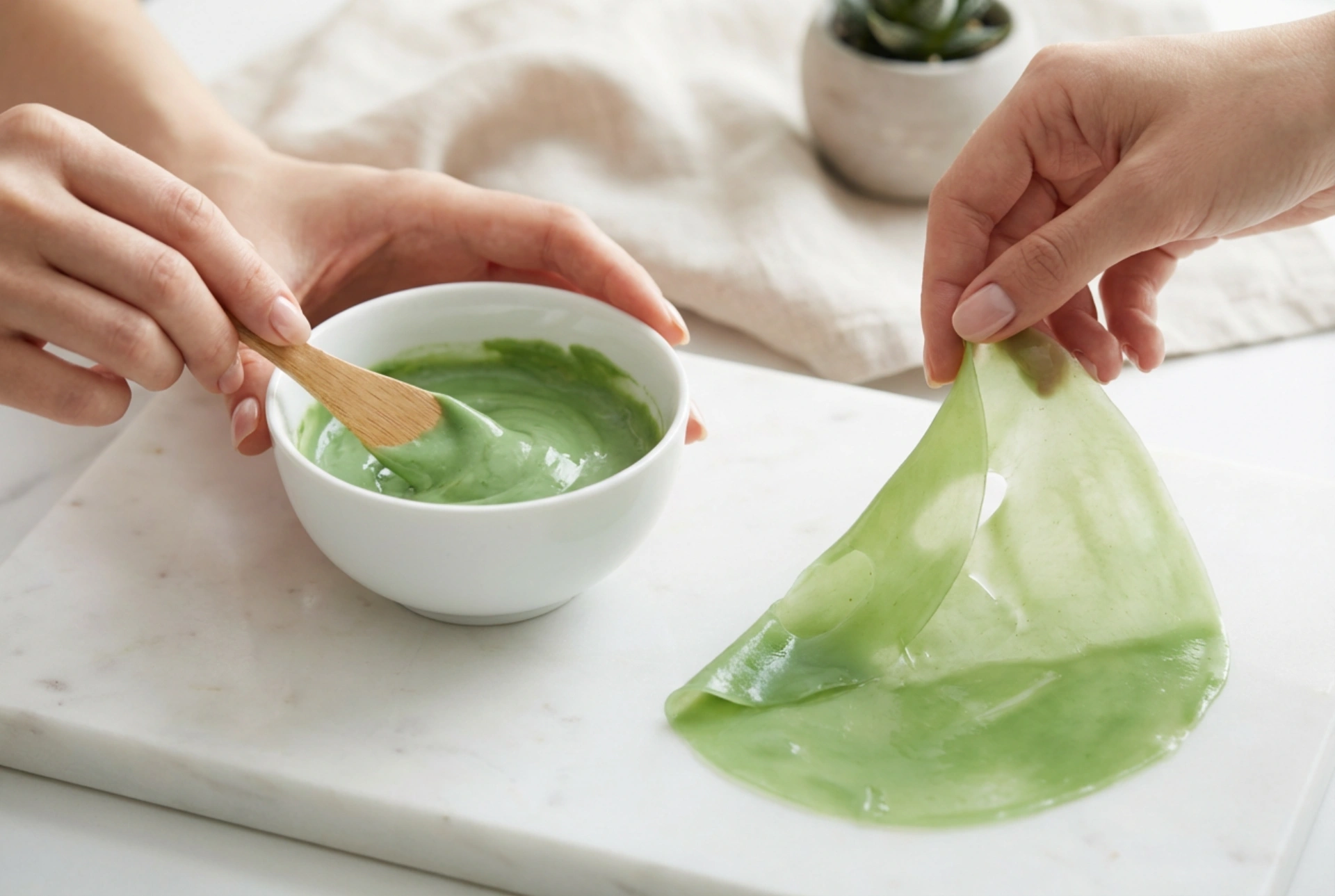 Maschera viso alle alghe: come miscelarla, applicarla e rimuoverla in un unico pezzo