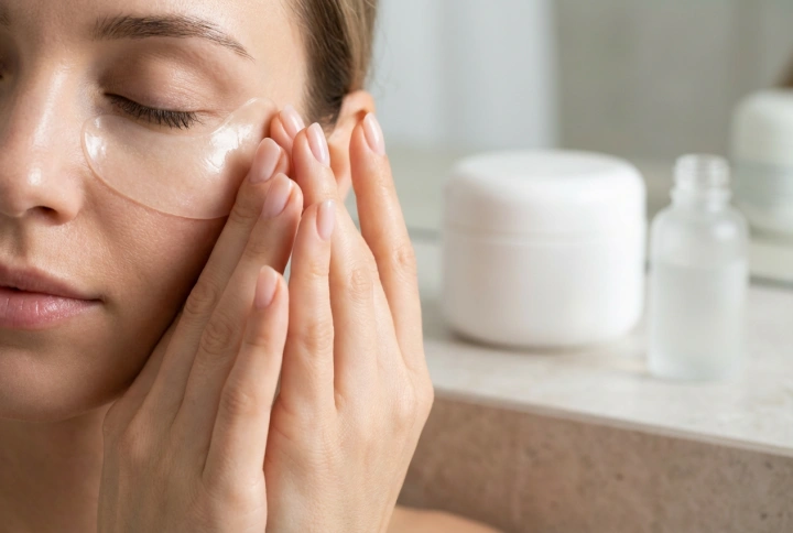 Maschera per il contorno occhi al collagene: applicazione corretta e tempi di posa