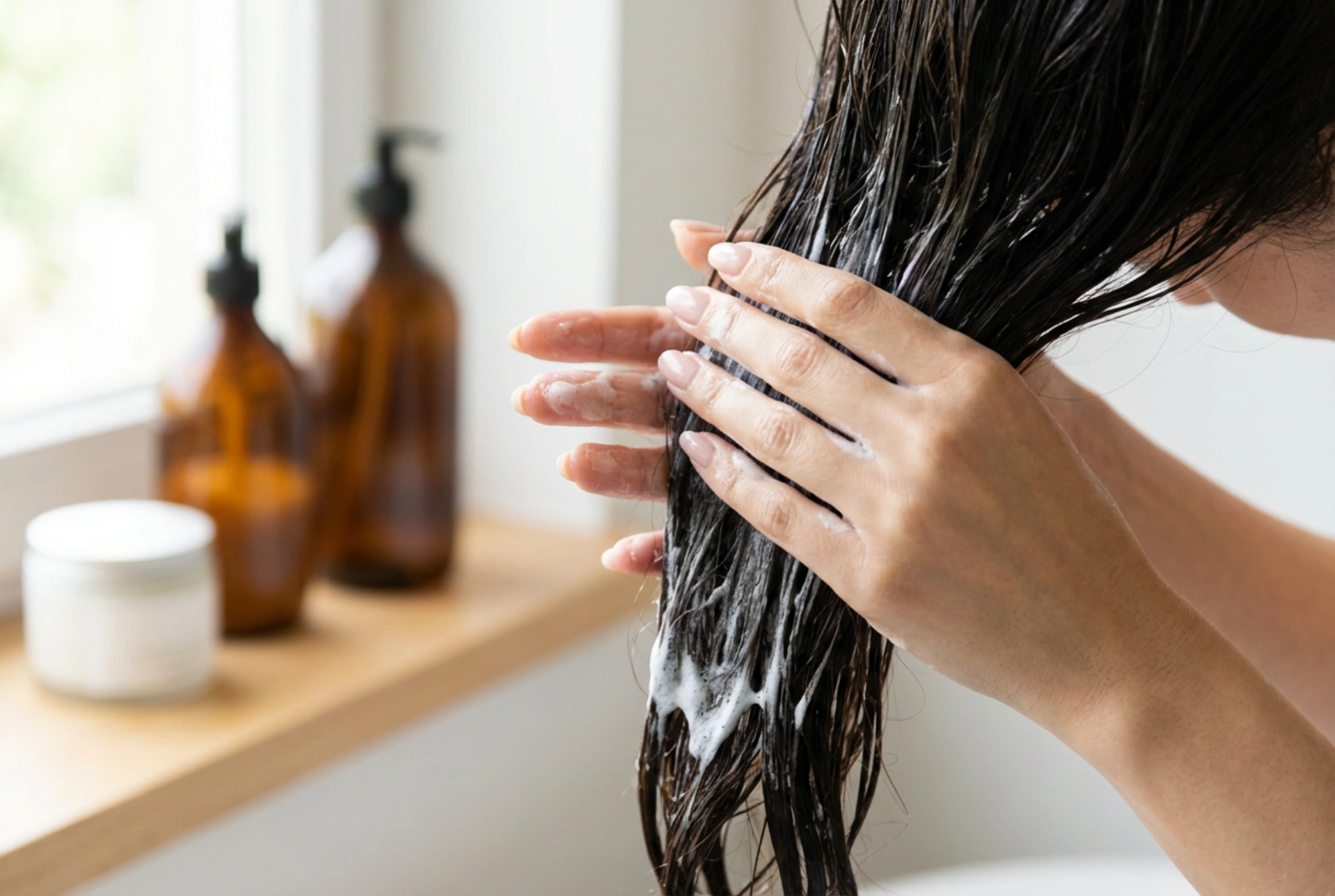 Lavaggio dei capelli con il metodo OMO: un piano dettagliato per l'applicazione e il risciacquo