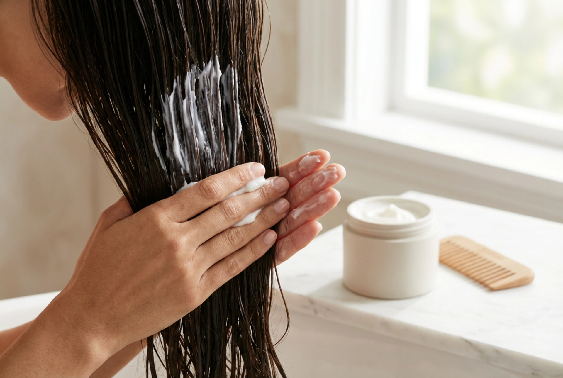 Maschera per capelli passo dopo passo: applicazione, tempo di posa, risciacquo