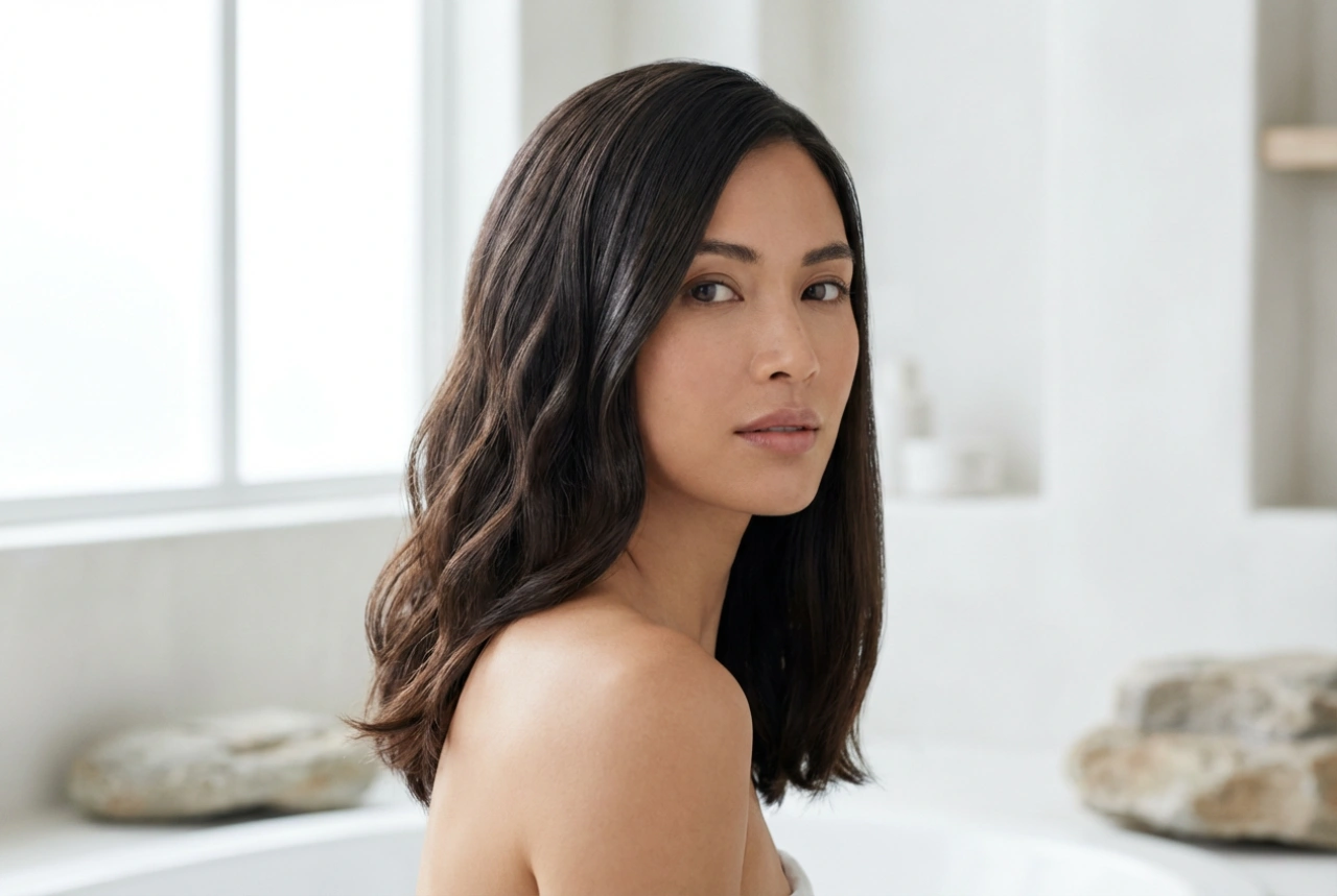 Capelli alle spalle: acconciature medie tra onde morbide e liscio perfetto