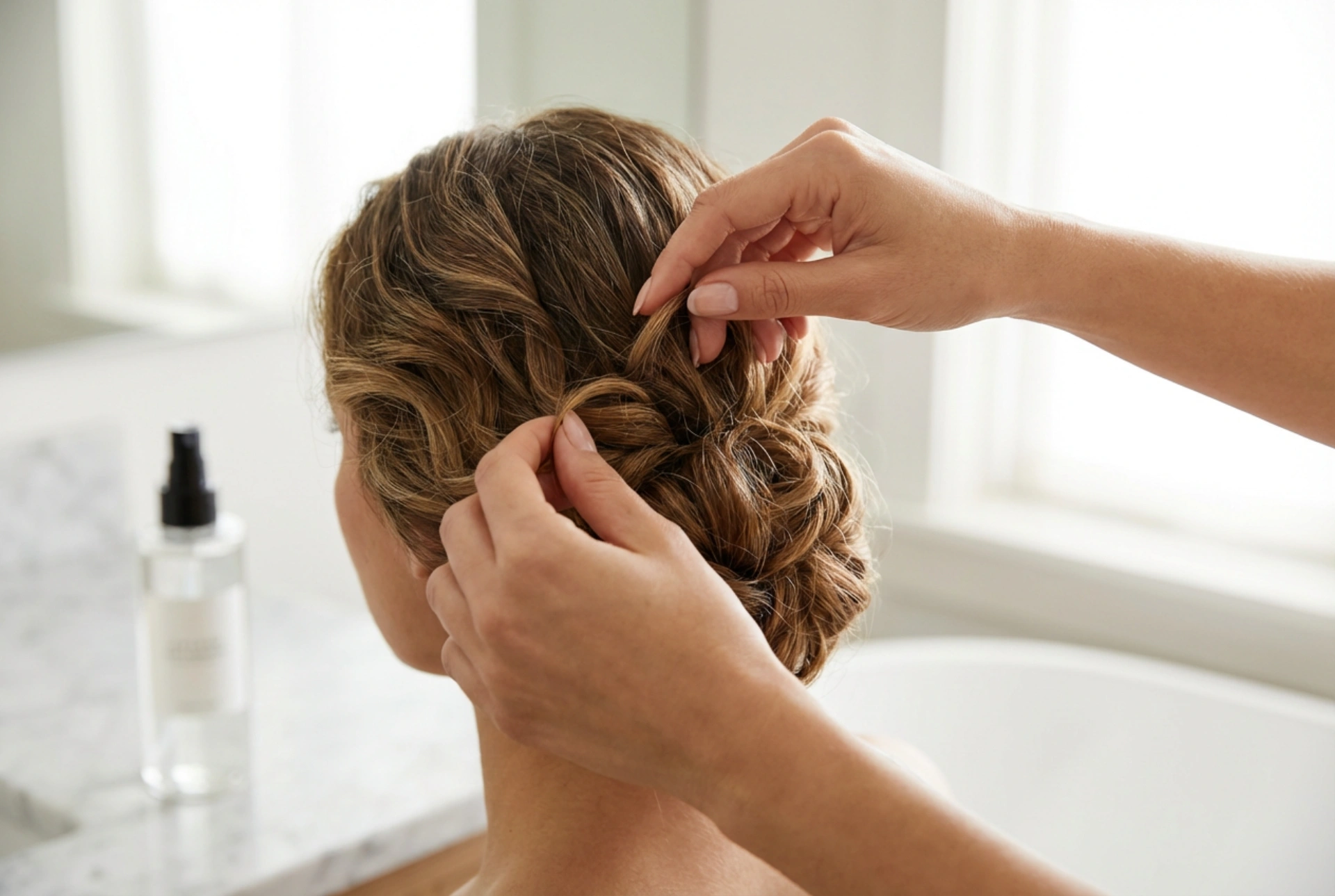 Ricci perfetti per un matrimonio: definizione duratura senza crespo, preparazione e fissaggio