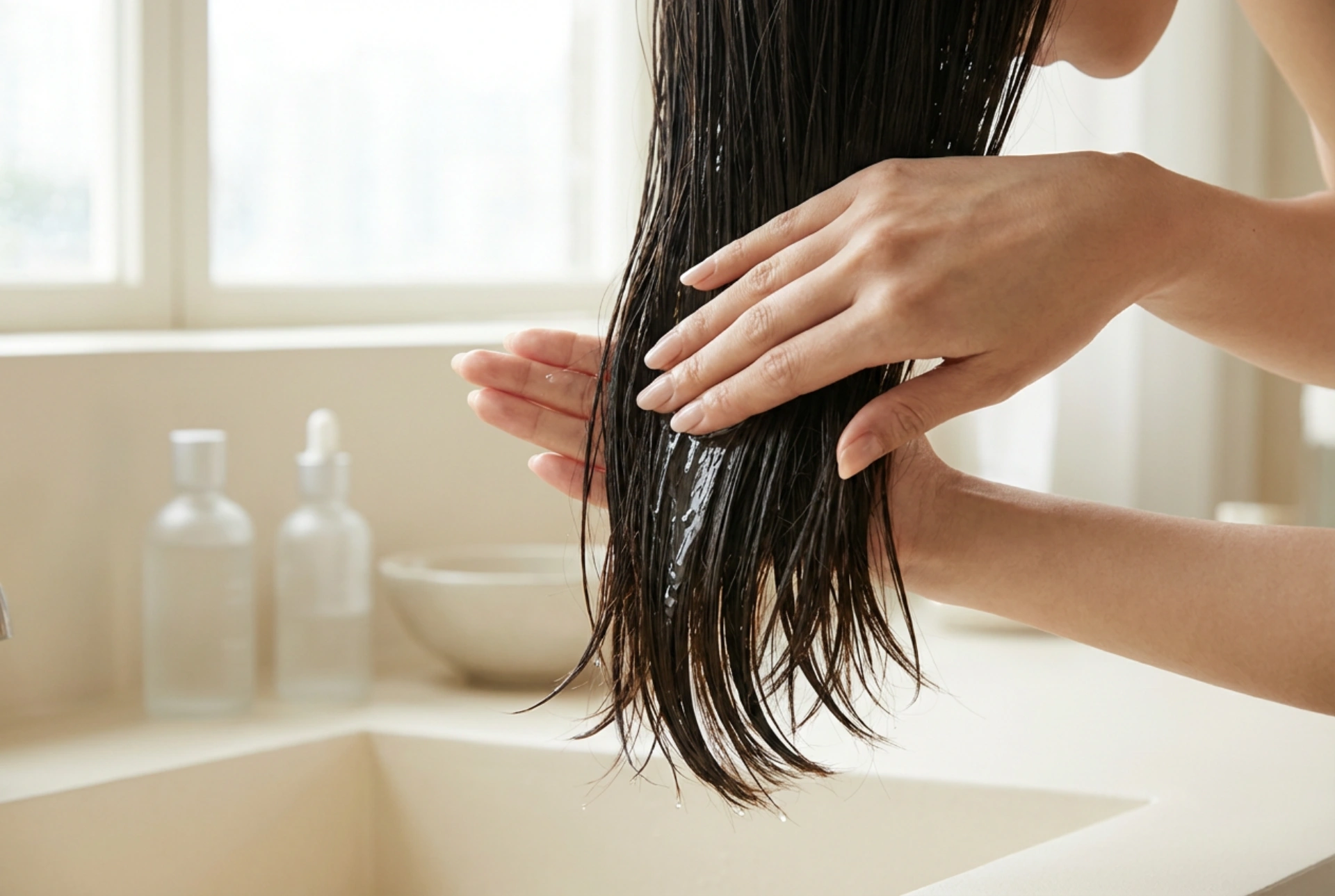 Acconciature effetto bagnato passo dopo passo: prodotti, applicazione, brillantezza