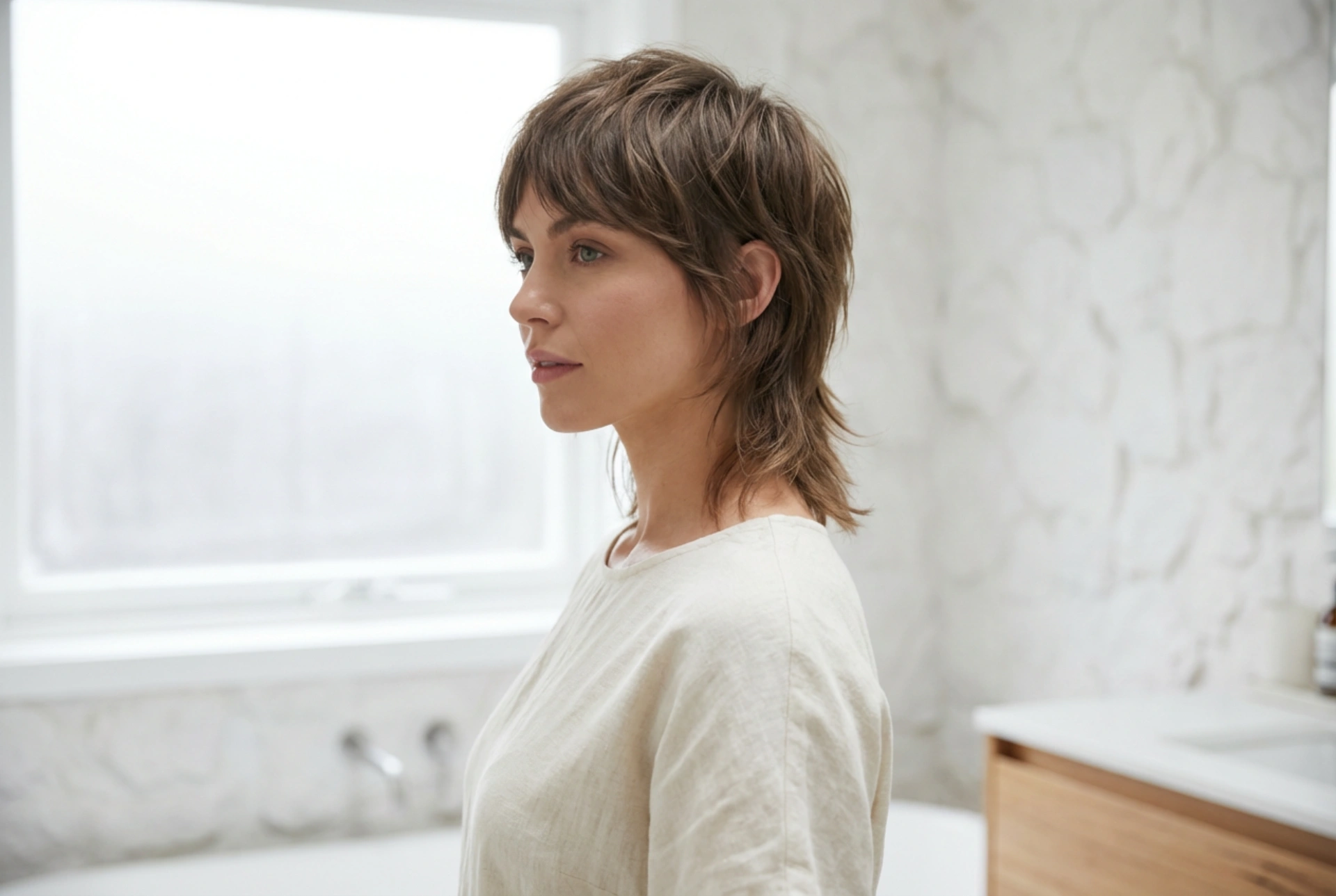 Il taglio mullet in versione moderna: styling, texture e fissaggio