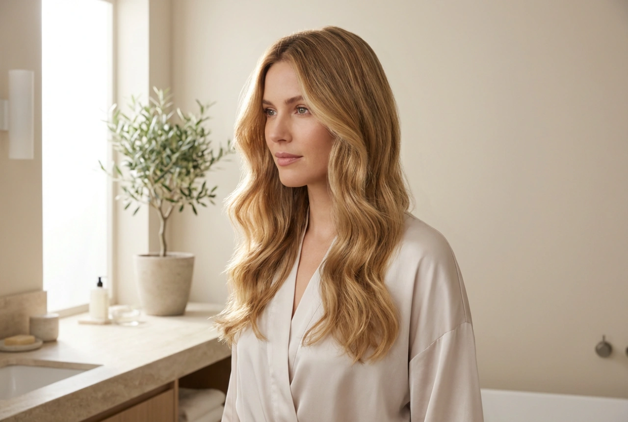 Idee per acconciature femminili: capelli di media lunghezza in styling semplici