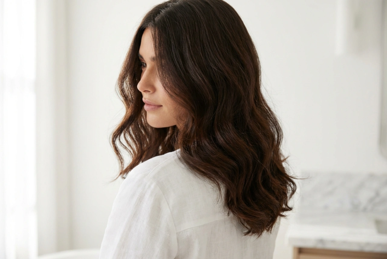 Acconciatura per brune: forma, lucentezza e volume senza appesantire