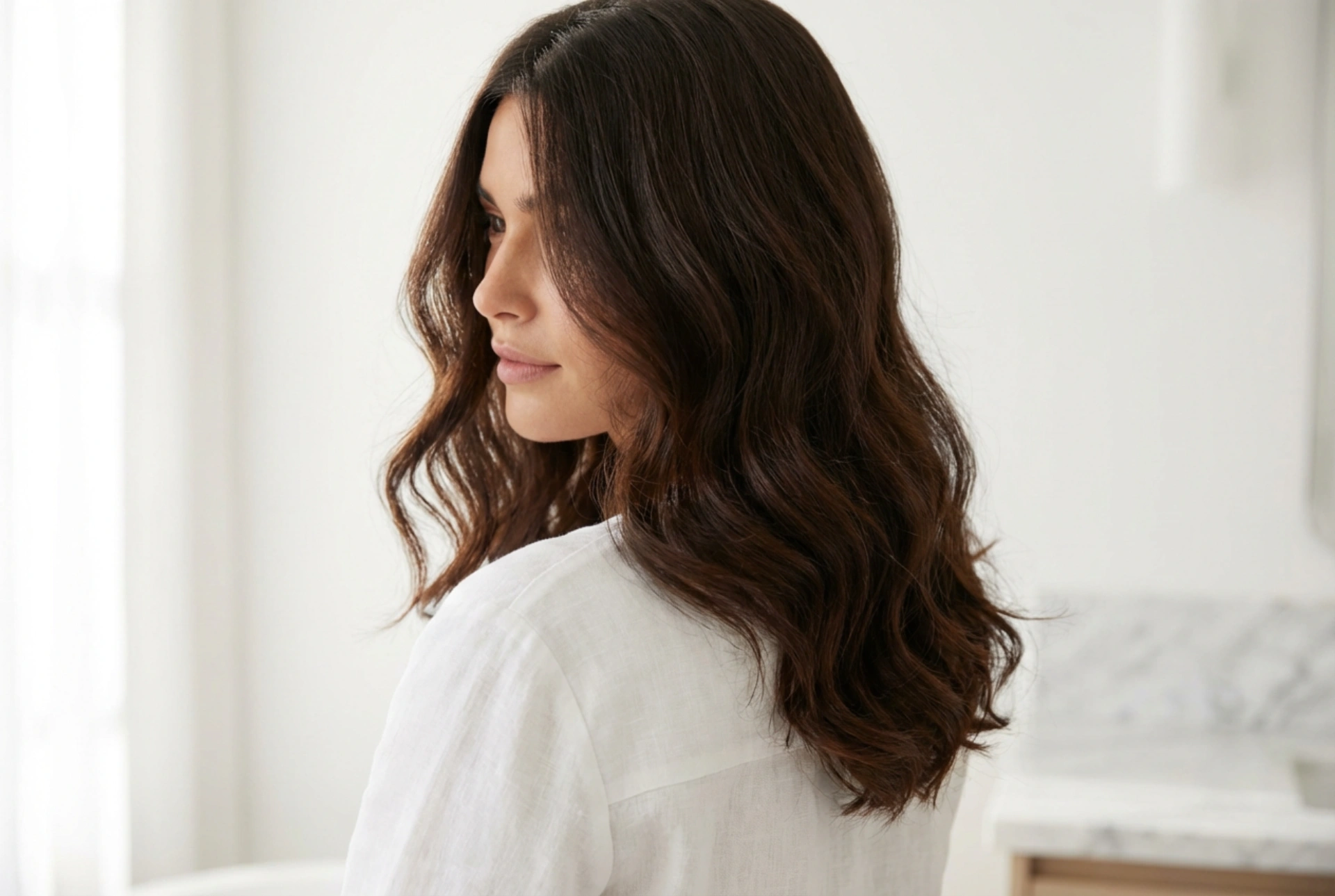 Acconciatura per brune: forma, lucentezza e volume senza appesantire