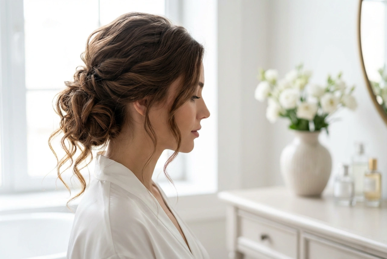 Acconciature per la mamma della sposa: raccolti eleganti e onde step by step