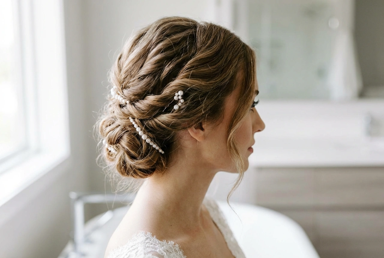 Come pianificare l'acconciatura da sposa: prove, accessori e segreti di tenuta