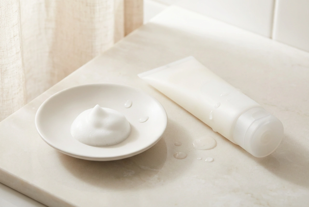 Schiuma detergente viso: come sceglierla e usarla senza che tiri la pelle