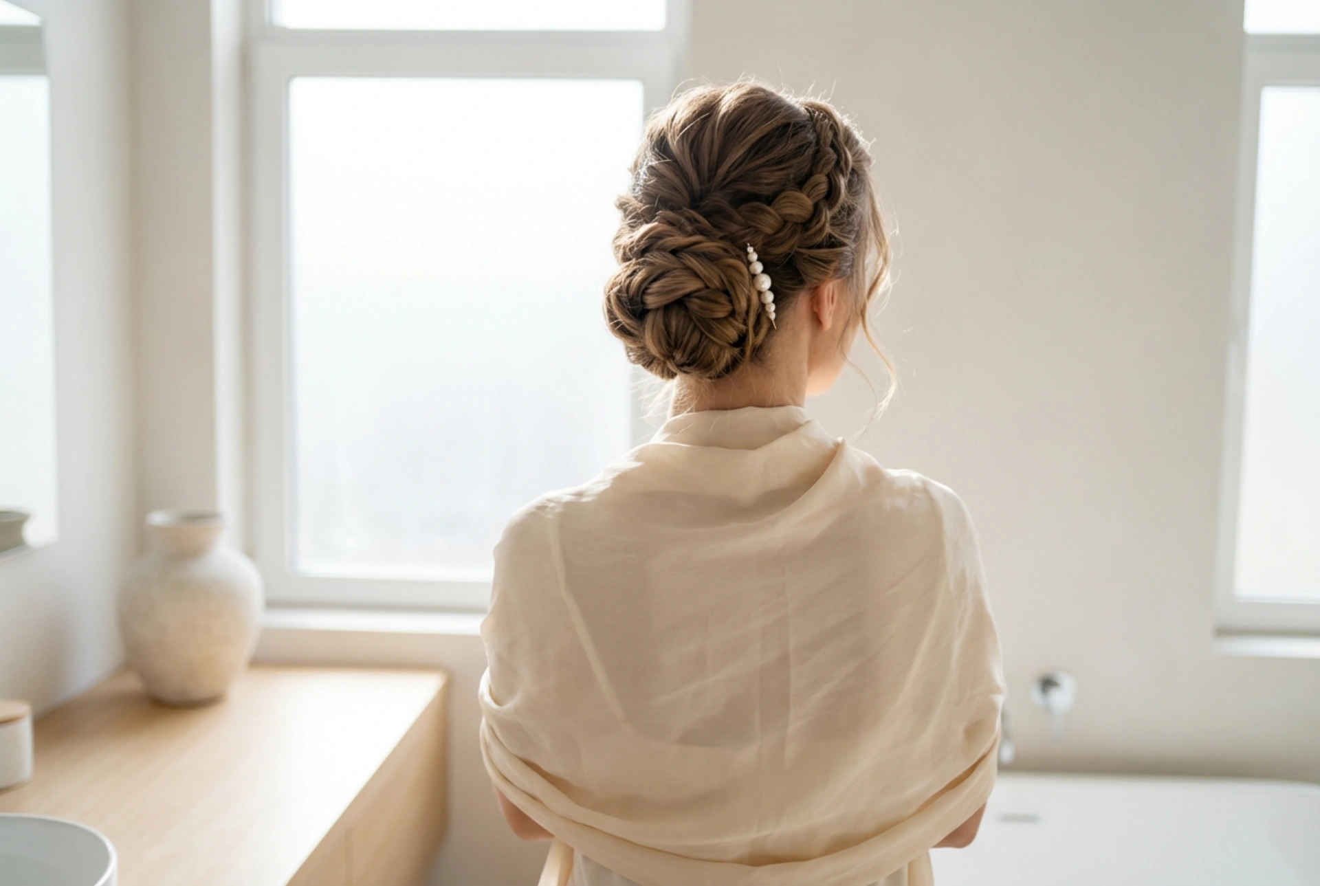 Acconciatura per un abito lungo da matrimonio: chignon eleganti, onde e semiraccolti