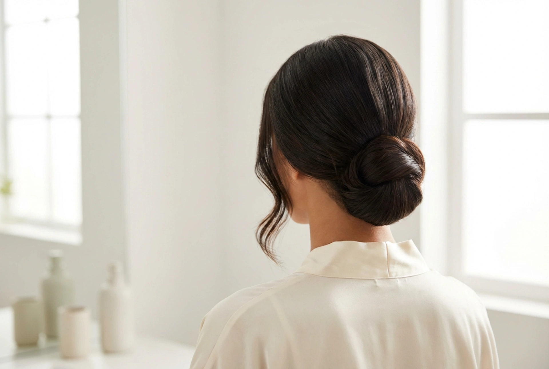 Acconciatura classica: onde senza tempo, chignon basso e raccolti lisci