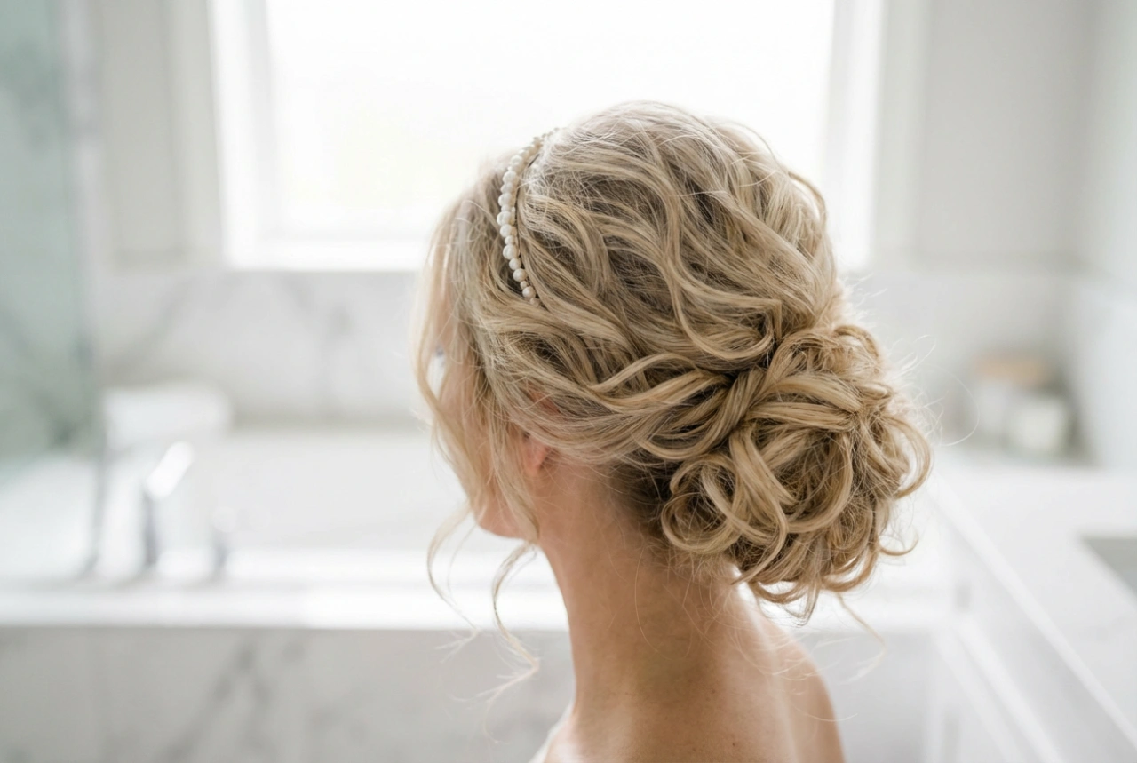 Acconciatura angelica: ricci, cerchietto e un raccolto delicato passo dopo passo