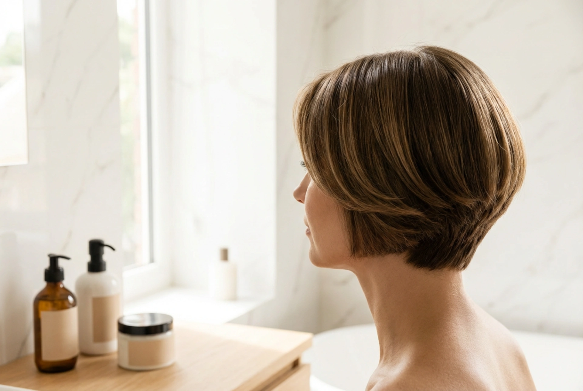 Moderno e leggero: il taglio a scodella femminile, styling e lucentezza