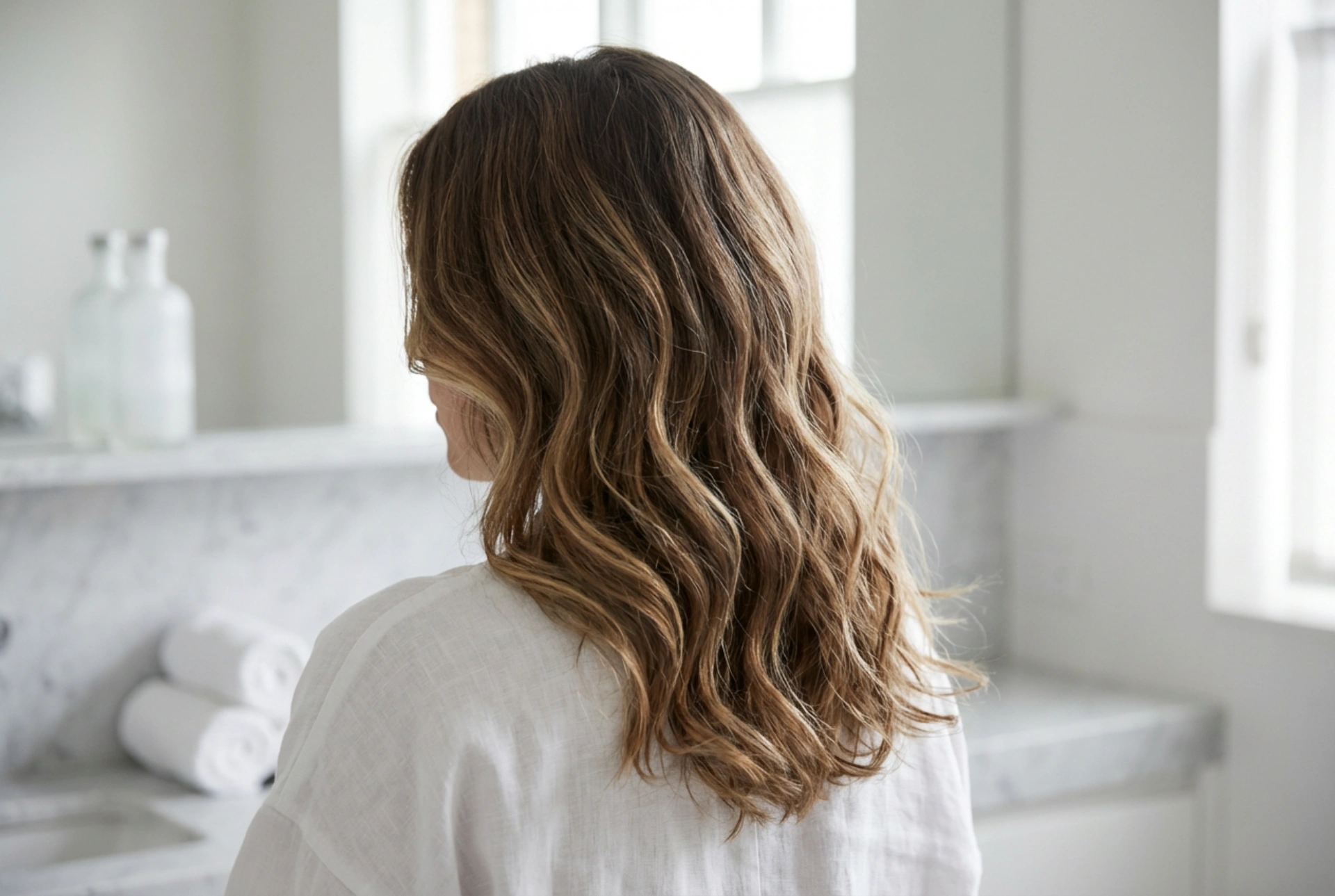 Righe strategiche e volume: acconciature per capelli radi e stempiature