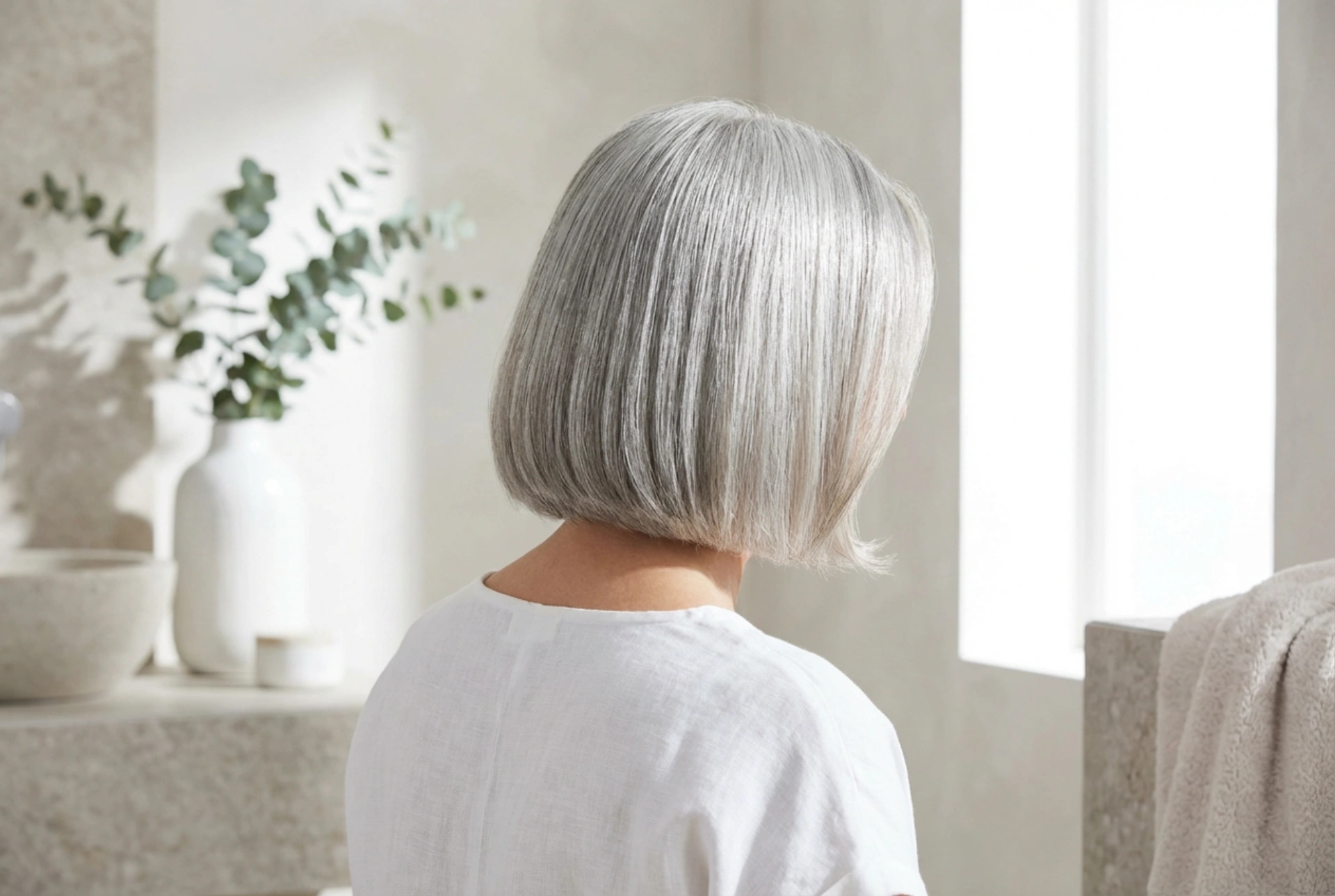 Capelli grigi con carattere: acconciature e tecniche per aggiungere lucentezza