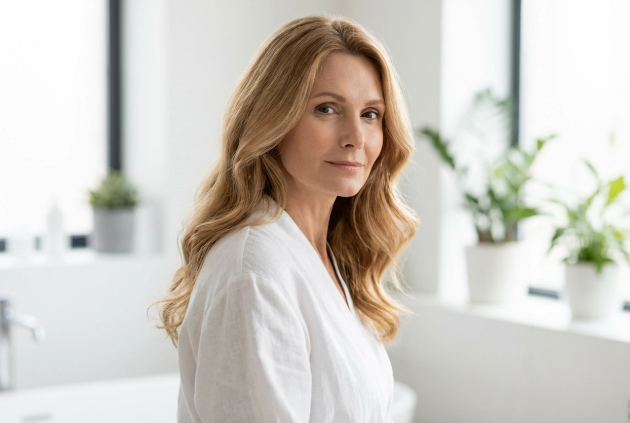Acconciature per signore mature: capelli lunghi con forma e leggerezza
