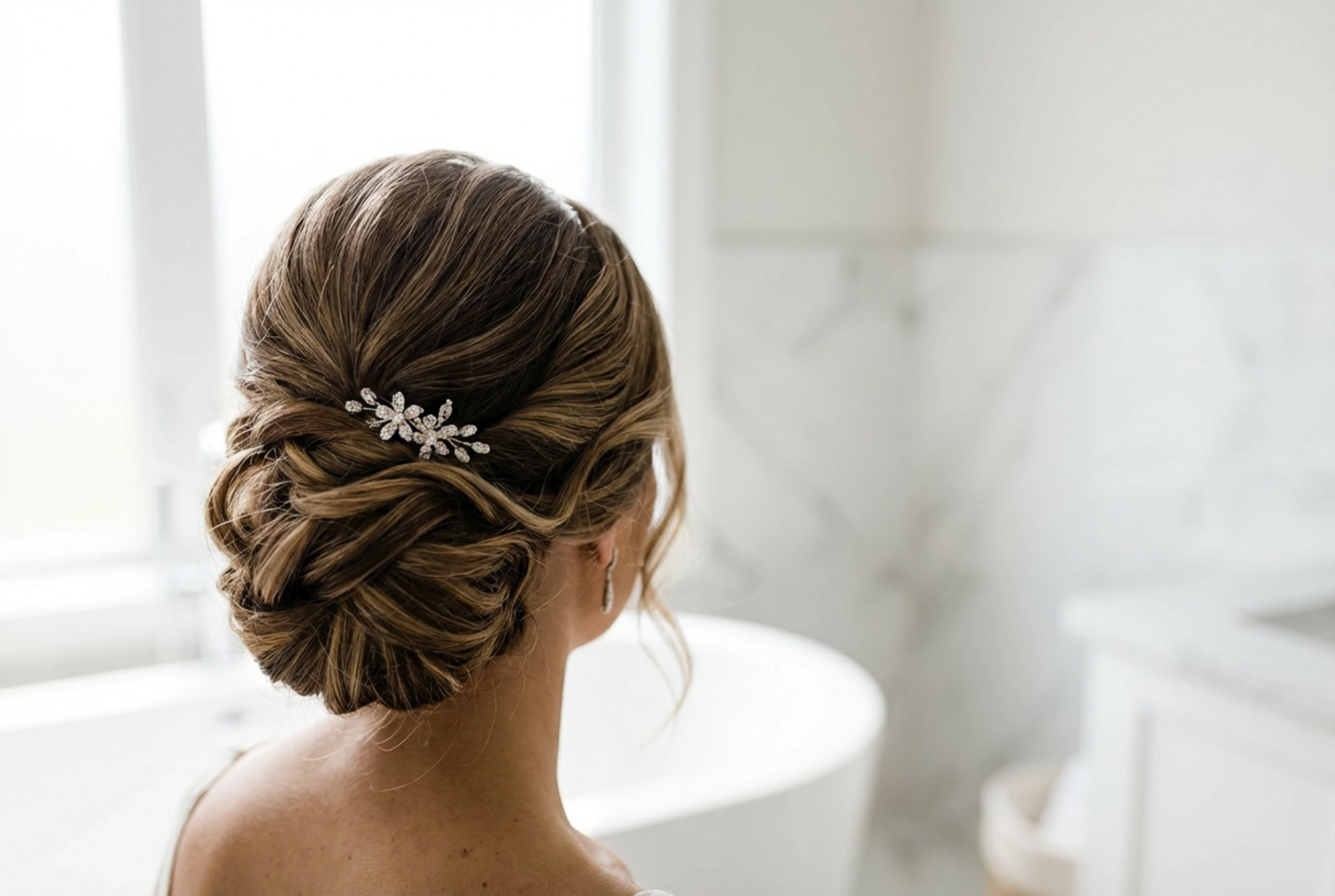 Acconciature per un matrimonio: capelli lunghi dalla preparazione alla finitura duratura