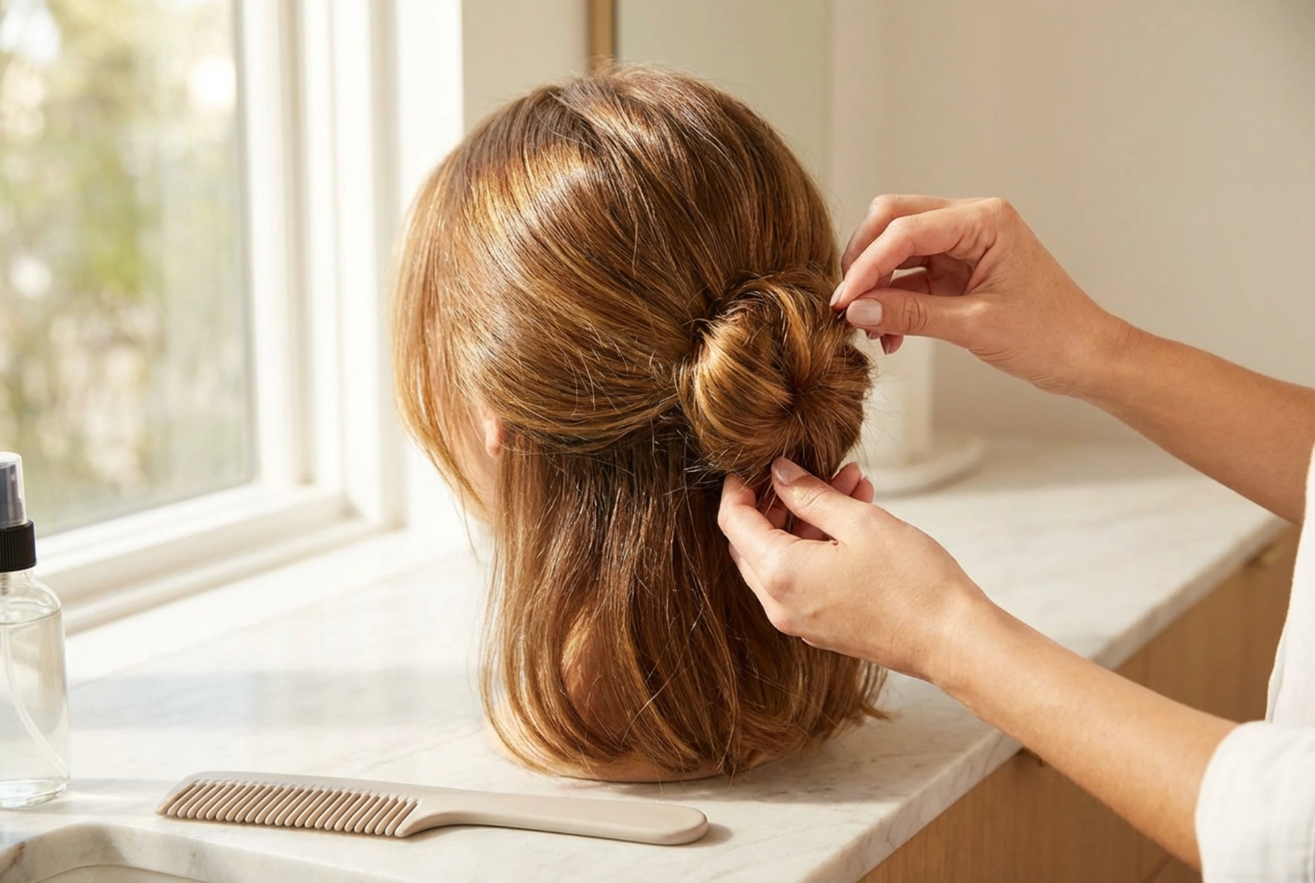 Quotidiane e per le feste: acconciature per capelli di media lunghezza in 5 semplici passaggi
