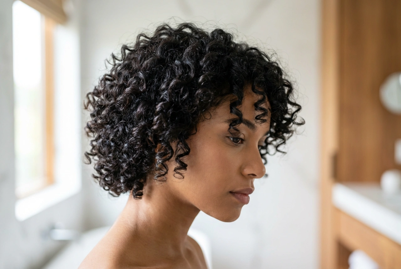Tagli corti: capelli ricci senza effetto crespo, definizione e fissaggio