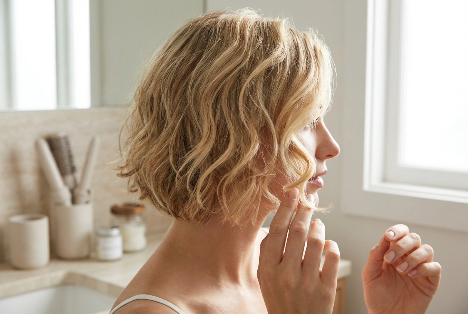 Capelli corti e mossi: acconciatura passo dopo passo con onde che durano a lungo
