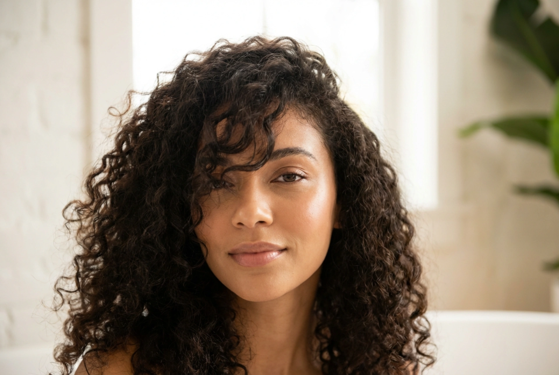 Capelli ricci con frangia laterale: tecniche di taglio e styling