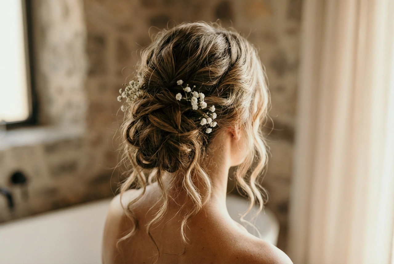 Acconciature morbide per il matrimonio: raccolti romantici e onde delicate