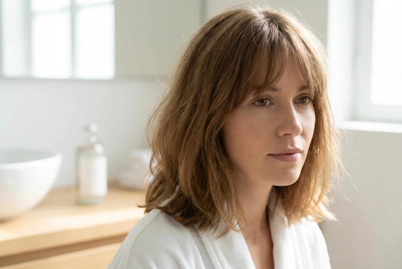 Capelli di media lunghezza con frangia: come modellarli, dare volume e fissarli ogni giorno