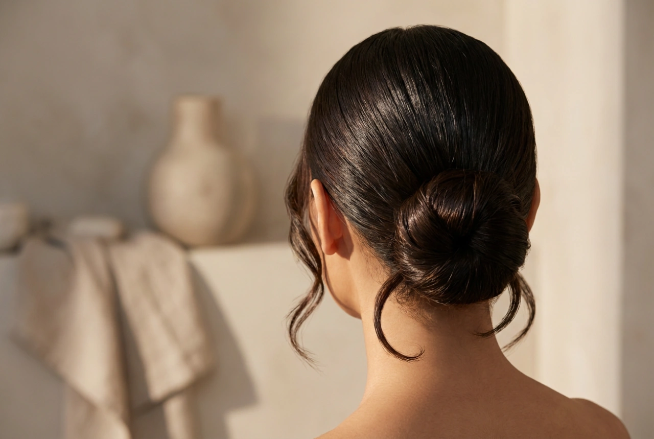 Acconciature da sera: chignon a banana liscio, chignon basso e onde glamour
