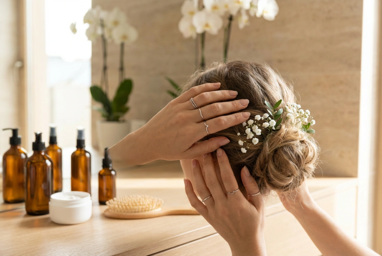 Capelli da matrimonio: preparazione, styling duraturo e ritocchi d'emergenza