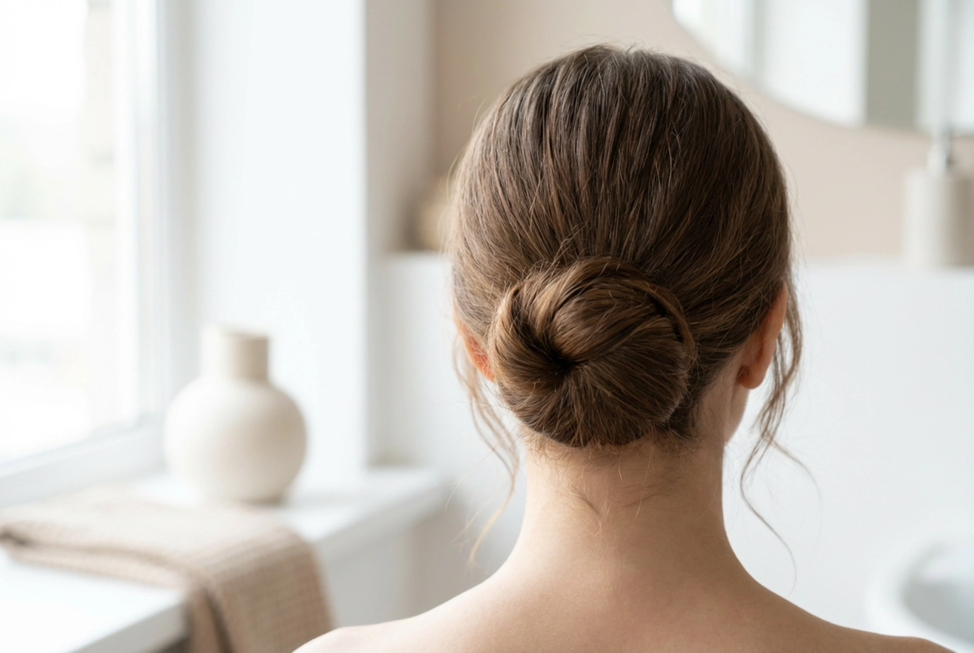 Chignon passo dopo passo: liscio, spettinato e basso