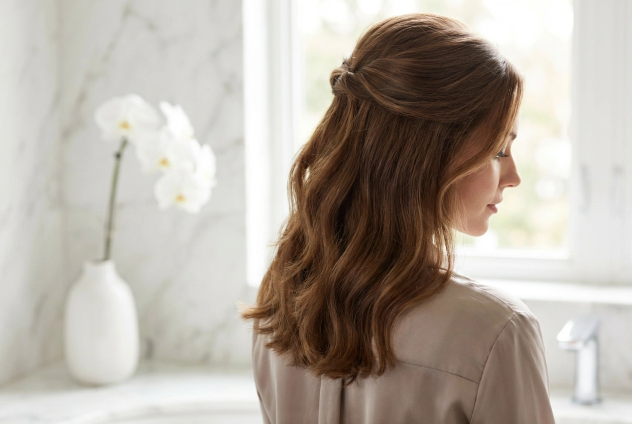 Acconciature per capelli medi: onde, liscio e semi-raccolto