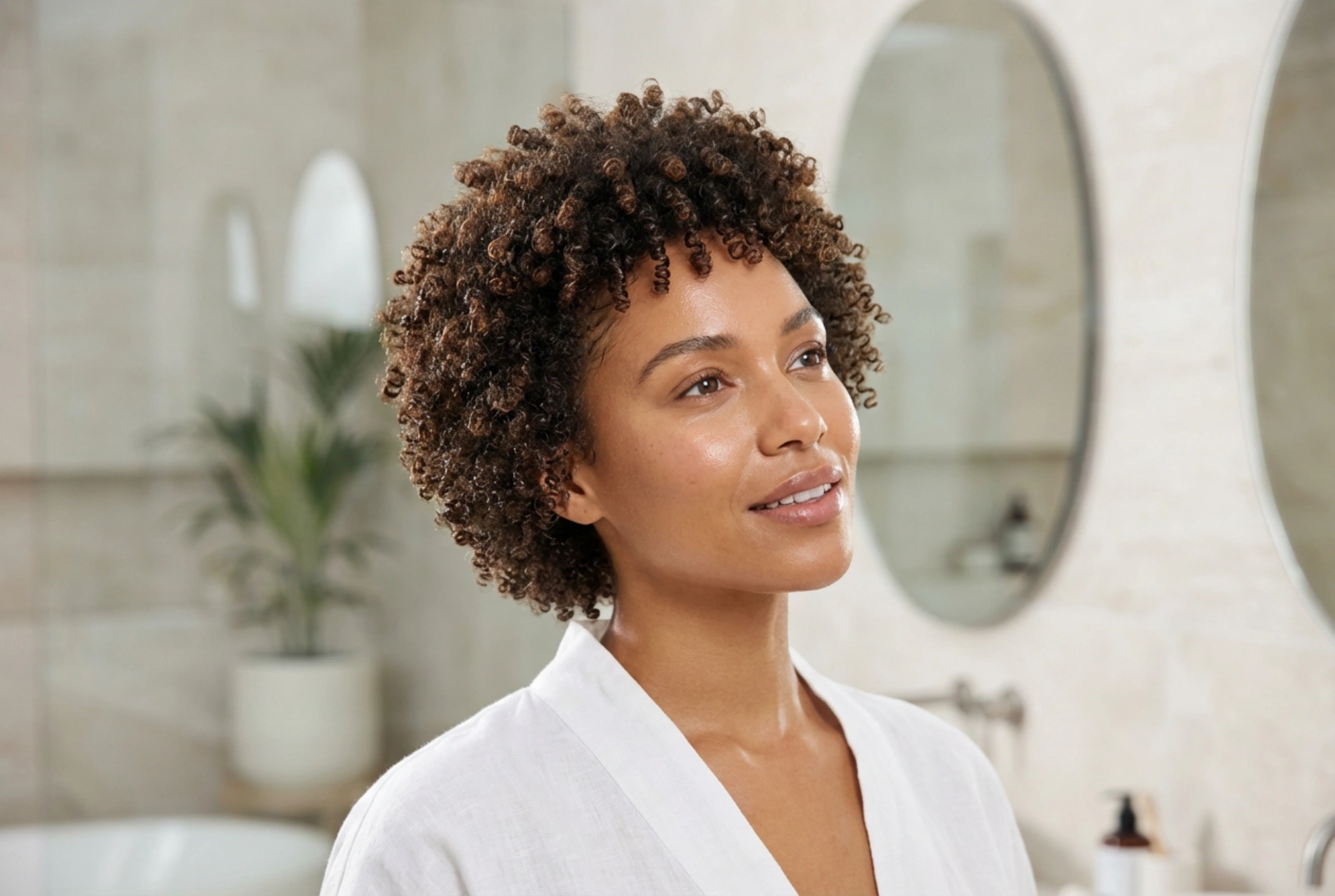 Ricci afro su capelli corti passo dopo passo: ricci duraturi senza secchezza