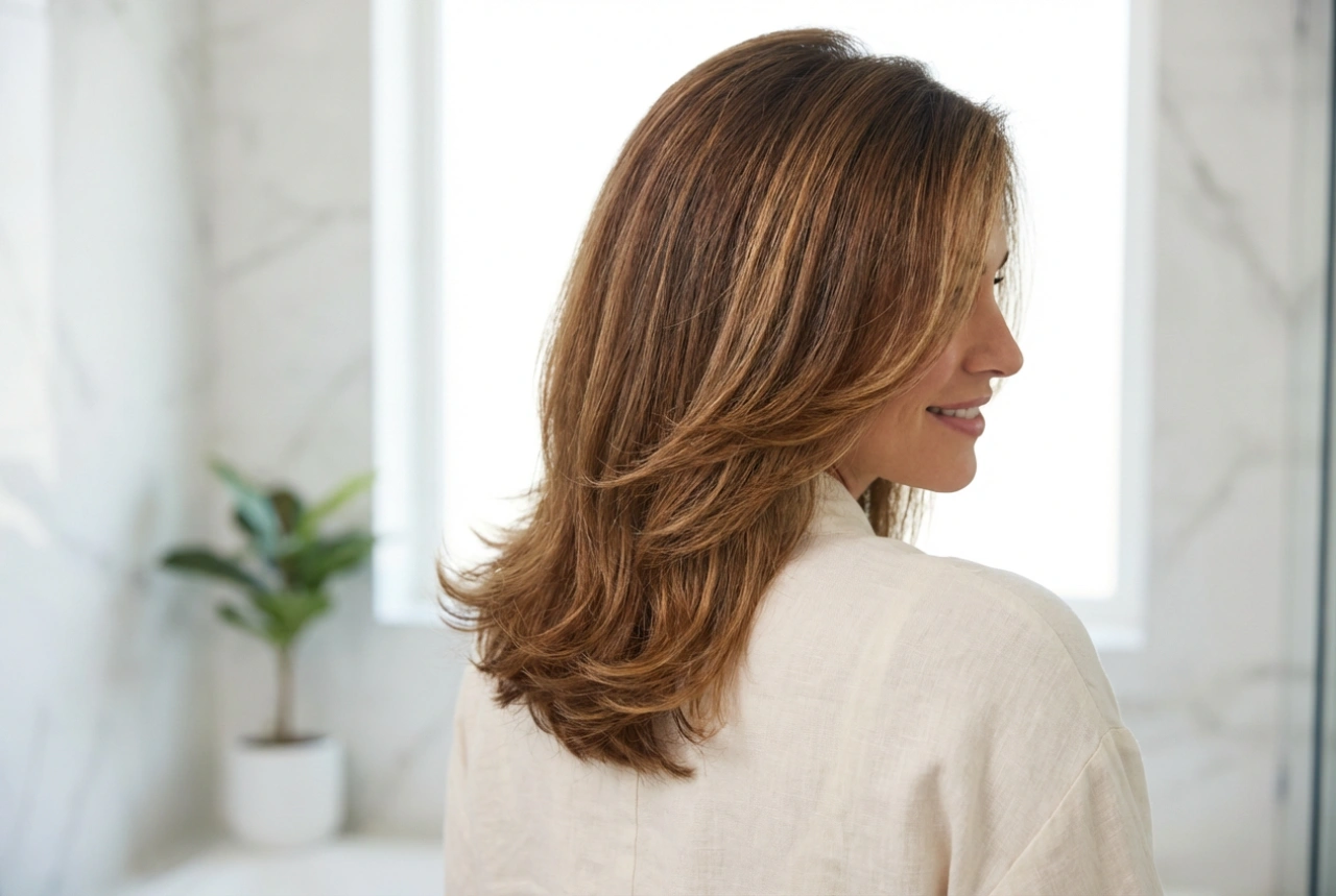 Capelli scalati alle spalle: styling, volume e cura delle punte