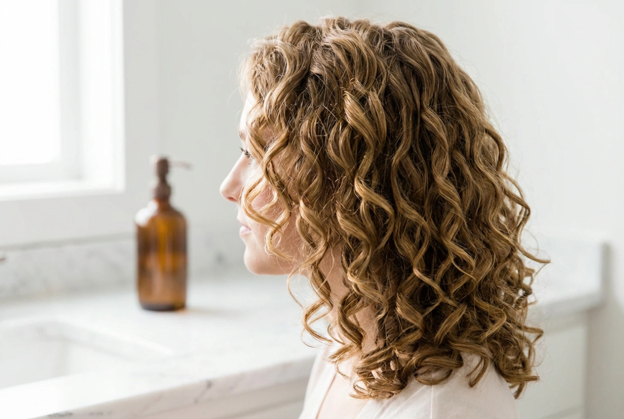 Capelli ricci scalati senza effetto crespo: taglio, asciugatura e styling