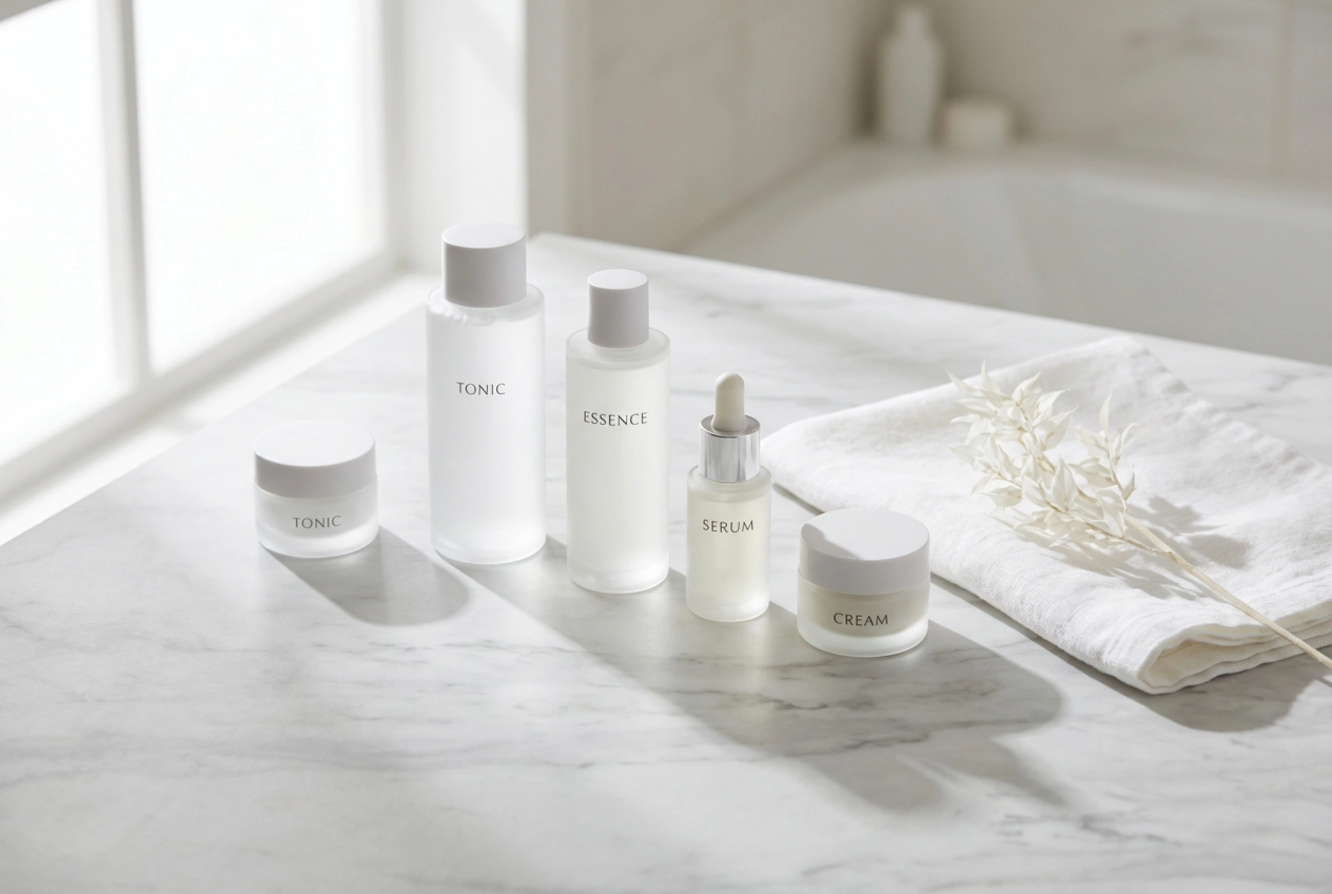 Siero viso idratante: l'ordine di applicazione con tonico, essenza e crema