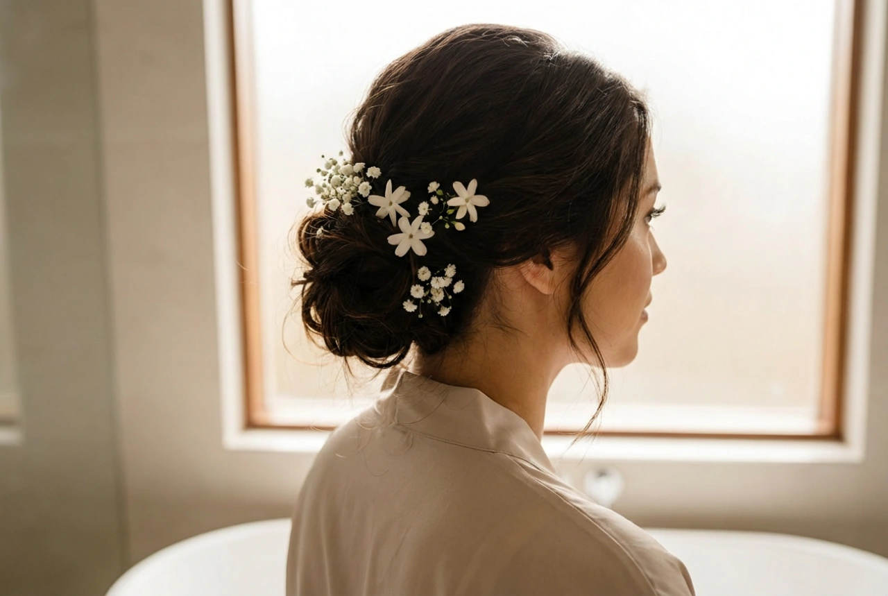 Acconciature raccolte delicate per un matrimonio: preparazione dei capelli e istruzioni passo dopo passo