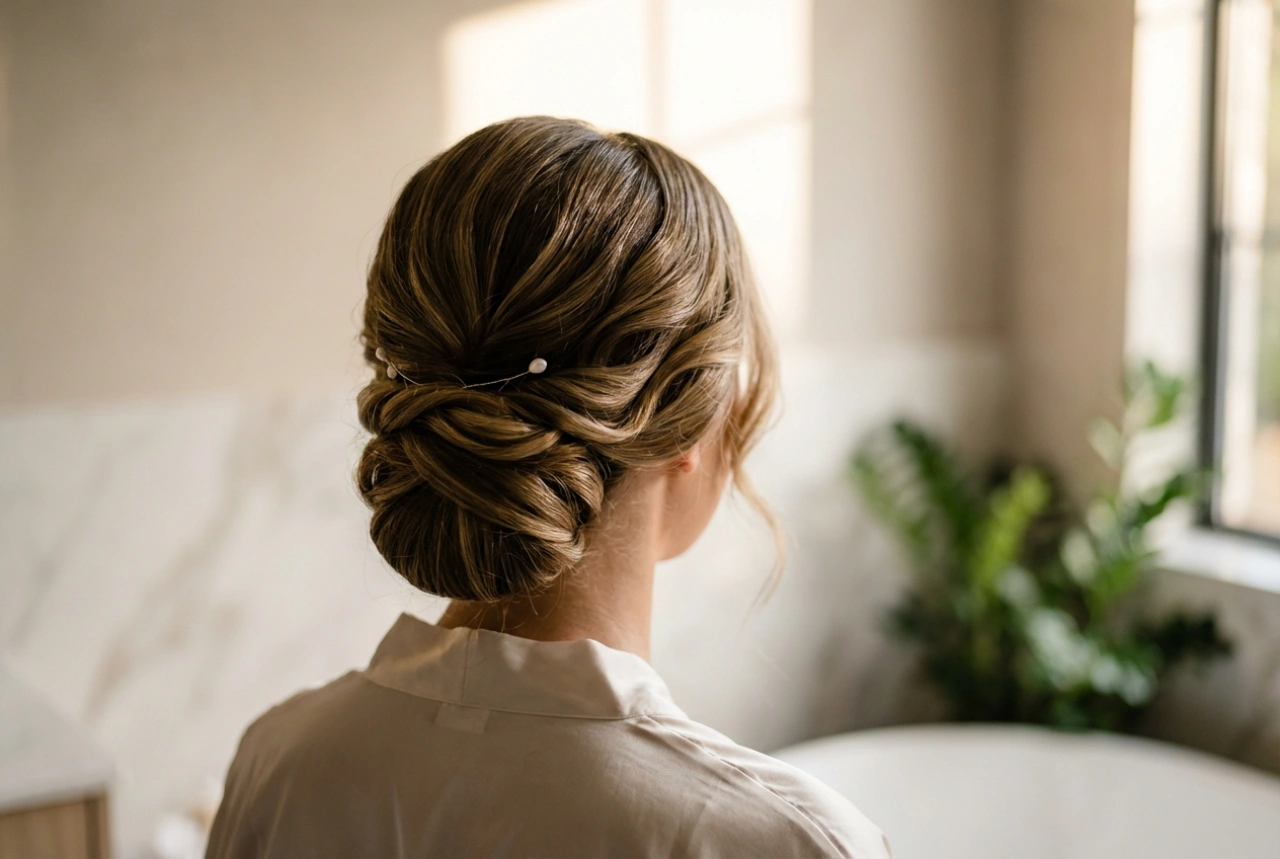 Acconciature eleganti da matrimonio per la mamma: raccolti, onde e durata