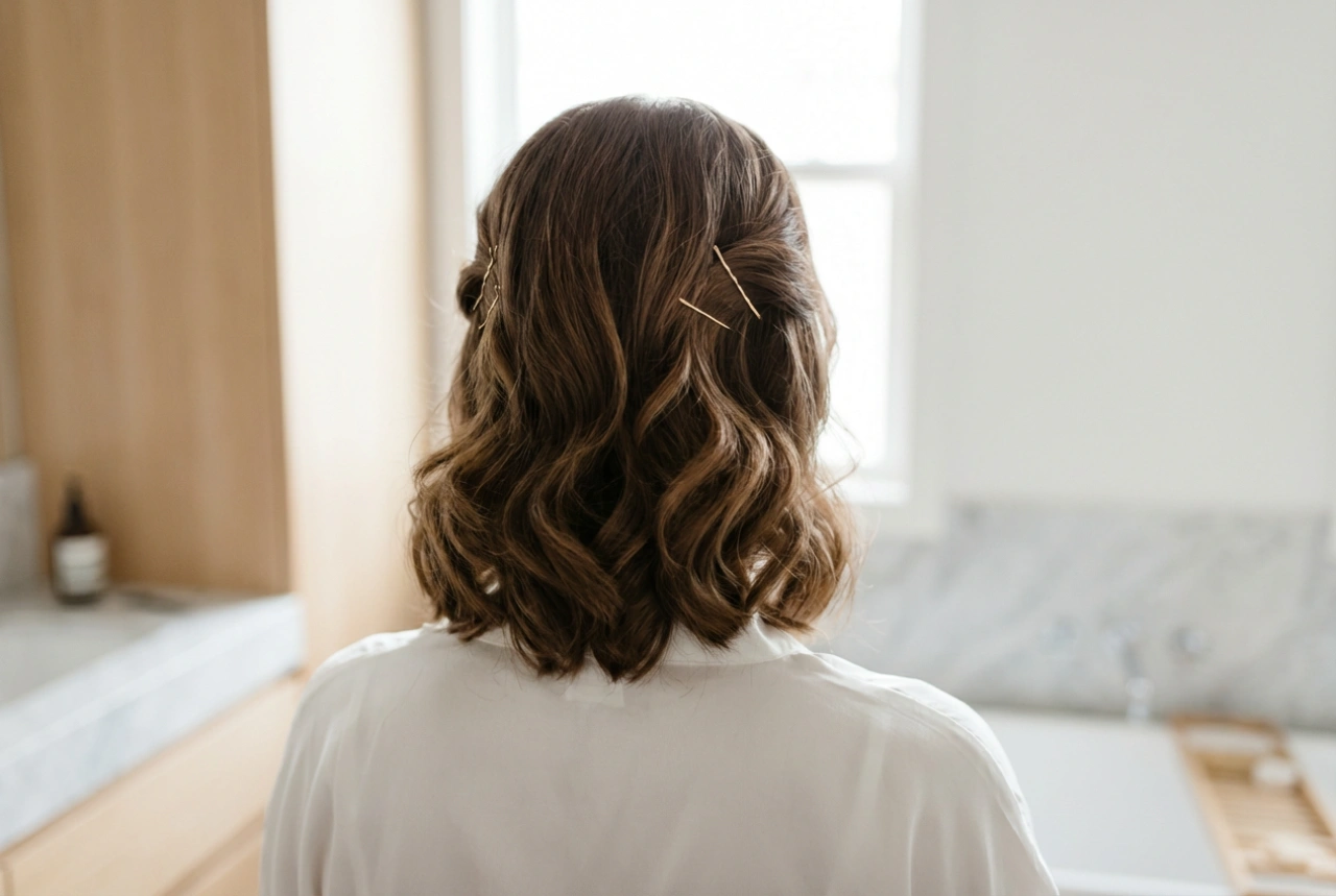 Acconciature per capelli di media lunghezza: onde veloci, volume e accessori