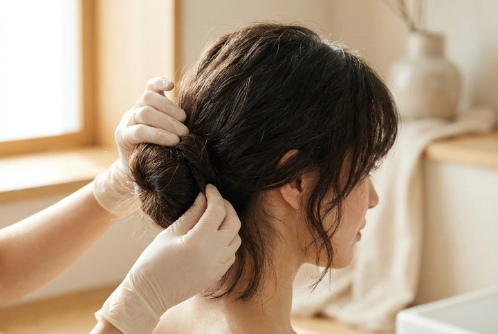 Acconciature per la crescita dei capelli: raccolti e trucchi per la fase intermedia