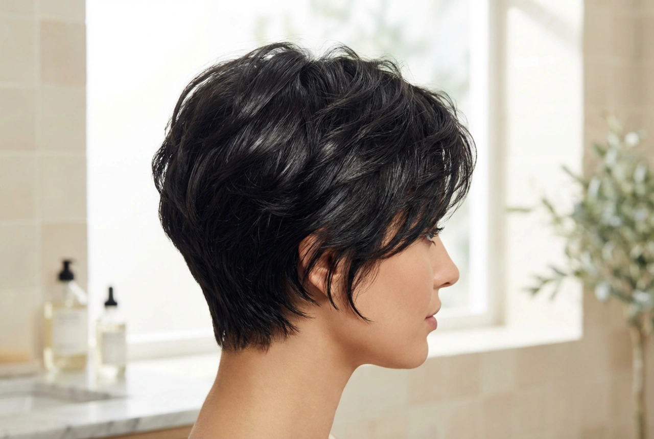 Acconciature da sera per capelli corti: texture, volume e lucentezza
